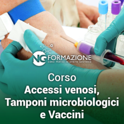 Corso Accessi venosi, Tamponi microbiologici e Vaccini