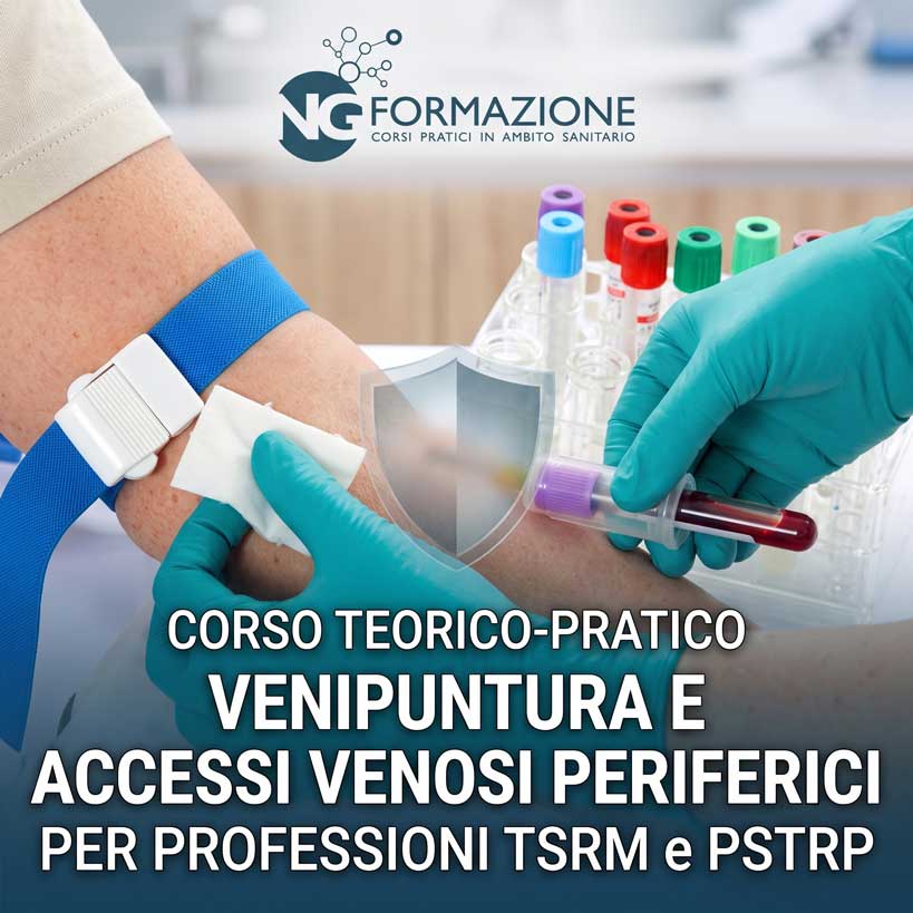 Corso teorico-pratico di venipuntura accessi venosi periferici per professioni TSRM e PSTRP Roma 28 novembre 2026